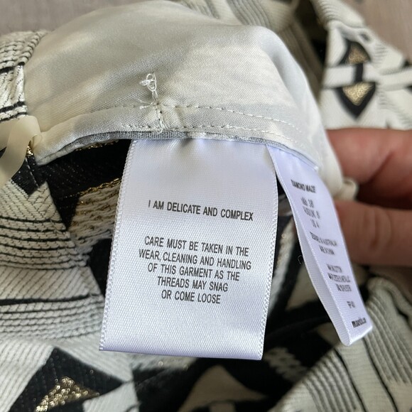 Sass & Bide geometric pattern white shorts - Picture 8 of 11